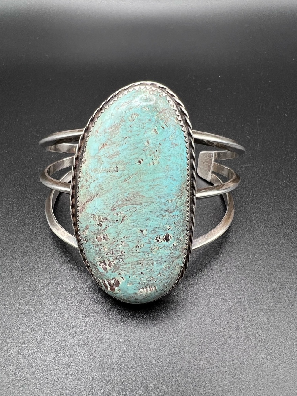 Native American Turquoise Cuff - Picture 2 of 12